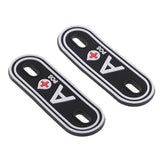 Max Luminous Blood Type Patches Sewing Applique Patches Black White Luminous A