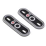 Max Luminous Blood Type Patches Sewing Applique Patches Black White Luminous O