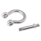 Max Silver horseshoe Shape Stainless steel buckle for Luggage Bag Chain  8mm