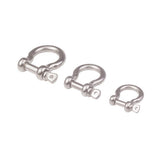 Max Silver horseshoe Shape Stainless steel buckle for Luggage Bag Chain  10mm