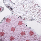 Max Cute Cat Sequins Sewing Applique Reversible Embroidery Clothes Patches Pink