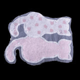 Max Cute Cat Sequins Sewing Applique Reversible Embroidery Clothes Patches Pink