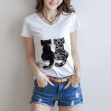 Max Cute Cat Sequins Sewing Applique Reversible Embroidery Clothes Patches Black