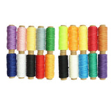 Max 10 Pieces 50m Wax Cotton Thread DIY Accessories Hand Sewing Wax Line 122#