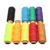 Max 10 Pieces 50m Wax Cotton Thread DIY Accessories Hand Sewing Wax Line 122#