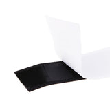 Max 16mm Nylon Sticky Back Self Adhesive Hook Loop Stick On Fastener Tape Black