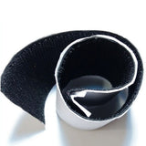 Max 16mm Nylon Sticky Back Self Adhesive Hook Loop Stick On Fastener Tape Black