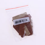 Max 20pcs Retro Brown Leather Handmade Label Tags DIY Sew Craft Patches 2#