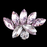 Max Buttterfly Glass Rhinestone Beaded Patch Applique for Clothing Sewing Pink