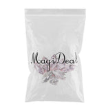 Max Buttterfly Glass Rhinestone Beaded Patch Applique for Clothing Sewing Pink