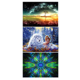 Maxbell Full Drill Diamond Embroidery Kits Arts for Home Wall Decor Peacock Pattern