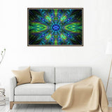 Maxbell Full Drill Diamond Embroidery Kits Arts for Home Wall Decor Peacock Pattern