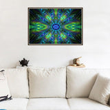 Maxbell Full Drill Diamond Embroidery Kits Arts for Home Wall Decor Peacock Pattern