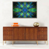 Maxbell Full Drill Diamond Embroidery Kits Arts for Home Wall Decor Peacock Pattern