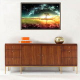 Maxbell Full Drill Diamond Embroidery Kits Arts for Home Wall Decor Landscape Tree