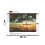 Maxbell Full Drill Diamond Embroidery Kits Arts for Home Wall Decor Landscape Tree