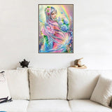 Maxbell Floral Crystals Embroidery Kits DIY Handcraft Painting Colored Fairy