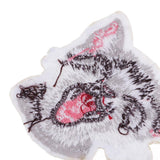 Max Iron on Sew on Cute Cat Embroidery Patches Decorative Animal Patches B
