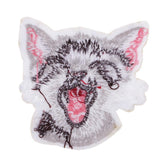 Max Iron on Sew on Cute Cat Embroidery Patches Decorative Animal Patches B