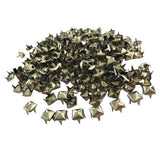 Maxbell 300 Picees Square Punk Nailheads Spikes for Clothing Shoes Decor Gray Black