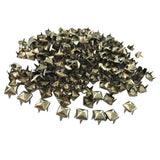 Maxbell 300 Picees Square Punk Nailheads Spikes for Clothing Shoes Decor Gray Black