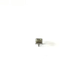 Maxbell 300 Picees Square Punk Nailheads Spikes for Clothing Shoes Decor Gray Black