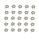 Maxbell 300Pcs 5mm Copper Pyramid Rivets Punk Square Claw Studs Leathercraft Silver