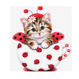 Maxbell 5D Diamond Embroidery Painting Cross Stitch Kit Animal for Home Decor Cat