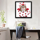 Maxbell 5D Diamond Embroidery Painting Cross Stitch Kit Animal for Home Decor Cat