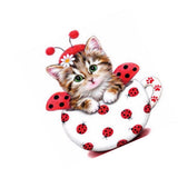 Maxbell 5D Diamond Embroidery Painting Cross Stitch Kit Animal for Home Decor Cat
