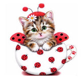 Maxbell 5D Diamond Embroidery Painting Cross Stitch Kit Animal for Home Decor Cat