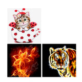 Maxbell 5D Diamond Embroidery Painting Cross Stitch Kit Animal for Home Decor Spark