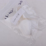 Maxbell 20Pcs Plastic White Buttons Base Sewing Buttons for Fabric Cloth Heart 50mm
