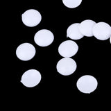 Maxbell 20Pcs Plastic White Buttons Base Sewing Buttons for Fabric Cloth Round 12mm