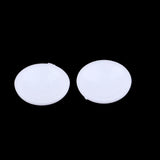 Maxbell 20Pcs Plastic White Buttons Base Sewing Buttons for Fabric Cloth Round 12mm