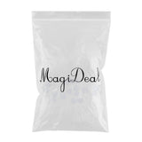 Maxbell 20Pcs Plastic White Buttons Base Sewing Buttons for Fabric Cloth Round 12mm