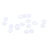 Maxbell 20Pcs Plastic White Buttons Base Sewing Buttons for Fabric Cloth Round 12mm