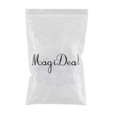 Maxbell 20Pcs Plastic White Buttons Base Sewing Buttons for Fabric Cloth Round 18mm