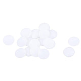 Maxbell 20Pcs Plastic White Buttons Base Sewing Buttons for Fabric Cloth Round 18mm