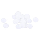 Maxbell 20Pcs Plastic White Buttons Base Sewing Buttons for Fabric Cloth Round 18mm