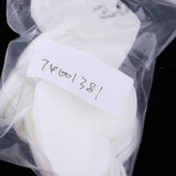 Maxbell 20Pcs Plastic White Buttons Base Sewing Buttons for Fabric Cloth Heart 60mm