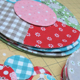 Maxbell 100 Pieces Round Paper Quilting Templates for Patchwork Sewing Crafts 30mm
