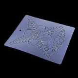 Maxbell Plasitc Quilting Template Stencils for Embroidery Patchwork Sewing Craft 2#