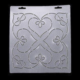 Maxbell Plasitc Quilting Template Stencils for Embroidery Patchwork Sewing Craft 3#
