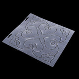 Maxbell Plasitc Quilting Template Stencils for Embroidery Patchwork Sewing Craft 3#