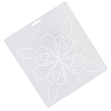 Maxbell Plasitc Quilting Template Stencils for Embroidery Patchwork Sewing Craft 6#