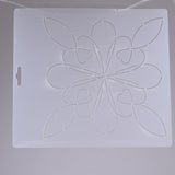 Maxbell Plasitc Quilting Template Stencils for Embroidery Patchwork Sewing Craft 6#