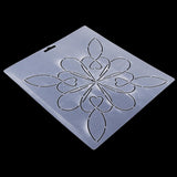 Maxbell Plasitc Quilting Template Stencils for Embroidery Patchwork Sewing Craft 6#