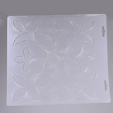 Maxbell Plasitc Quilting Template Stencils for Embroidery Patchwork Sewing Craft 7#