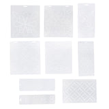 Maxbell Plasitc Quilting Template Stencils for Embroidery Patchwork Sewing Craft 9#